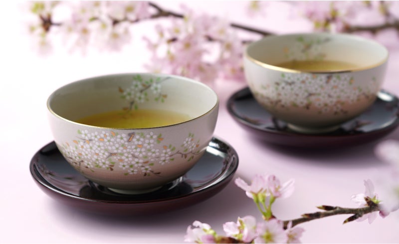 花の舞 湯呑み茶碗